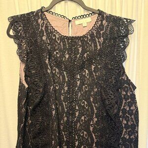 Anthropologie Eri + Ali Lace Top Size XL